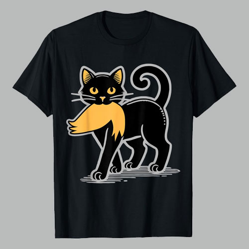 Cat-Themed Novelty T-Shirts