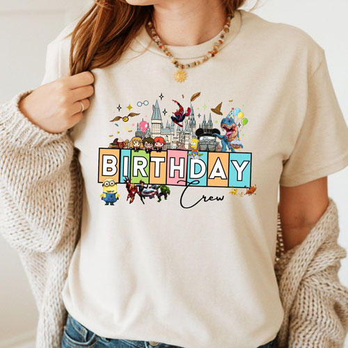 Birthday-Themed Novelty T-Shirts