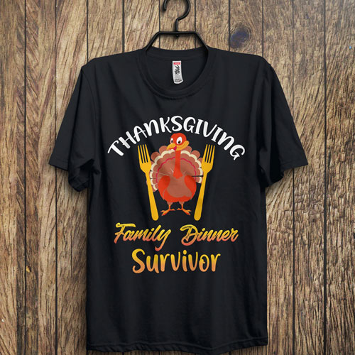 Thanksgiving-Themed Novelty T-Shirts